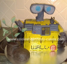 Homemade Disney's Wall-E Birthday Cake