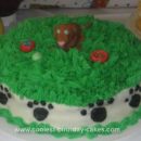 Homemade Doggy Paw Cake