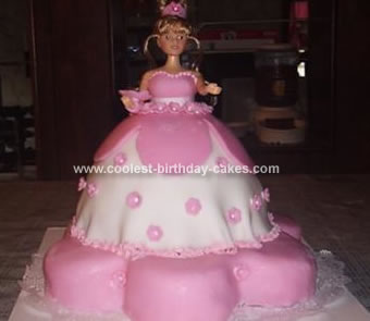 Homemade Doll Birthday Cake