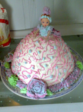 Homemade Doll Cake Idea