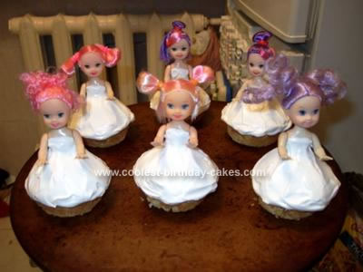 Homemade Doll Cupcakes