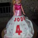 Homemade Dolly Birthday Cake