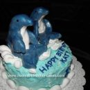 Homemade Dolphins Cake