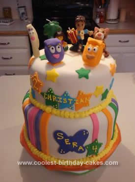 Homemade Dora and Diego Cake