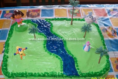 Homemade Dora Cake