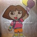 Dora with Balloons