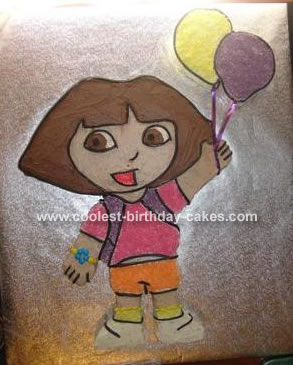 Dora with Balloons