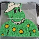 Homemade Dorothy Dinosaur Cake