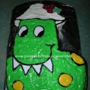 Homemade Dorothy the Dinosaur Cake