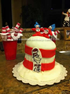 Homemade Dr. Seuss Cake Birthday Cake