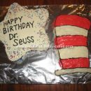 Homemade  Dr. Seuss Cat in the Hat Cake