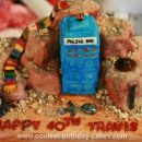 Homemade Dr Who Birthday Cake