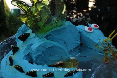 Homemade Dragon Birthday Cake