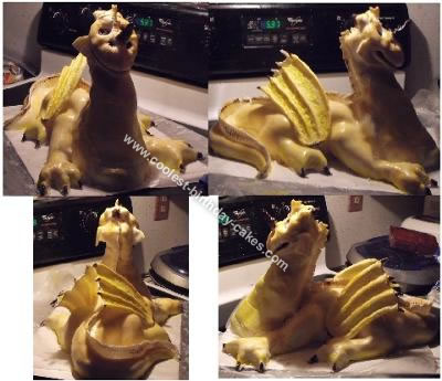 Homemade Dragon Cake