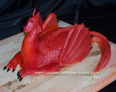 Homemade  Dragon Cake