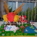 Homemade Dragonfly Birthday Cake