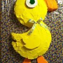 Homemade Duckie Birthday Cake