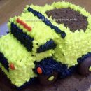 Homemade Dump Truck Birthday Cake