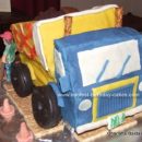 Homemade Dump Truck Cake