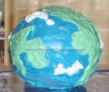 Homemade Earth Day Cake
