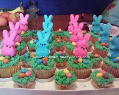 Homemade Easter Basket Cupcakes
