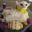 Homemade Easter Egg Lamb Cake