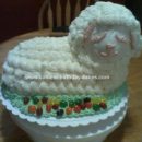 Homemade Easter Lamb Cake
