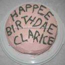 Homemade Easy Harry Potter Birthday Cake