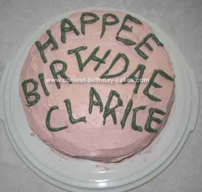 Homemade Easy Harry Potter Birthday Cake