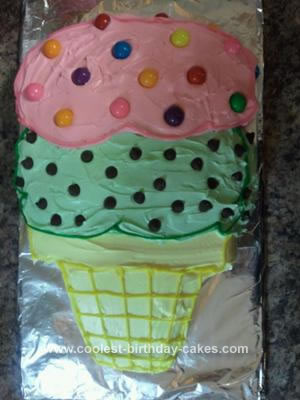 Homemade Easy Icecream Cone Cake