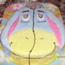 Homemade Eeyore Birthday Cake Design