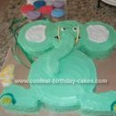Homemade Elephant Cake