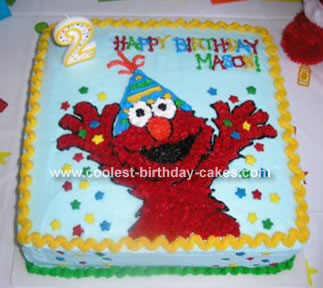 Mason's Elmo Cake