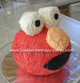 Elmo Sphere Cake