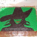 Homemade Elphaba from Wicked Cake