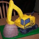 Homemade Excavator Cake