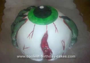 Homemade Eyeball Cake