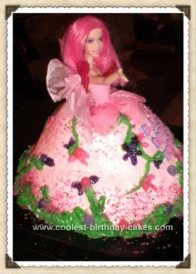 Homemade Fairy Birthday Cake