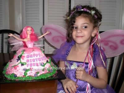 Homemade Fairy Birthday Cake