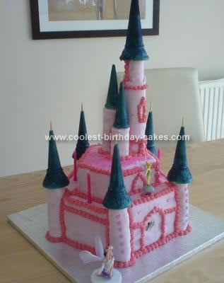 Homemade Fairy Castle Cake