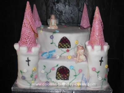 Homemade Fairy Castle Cake