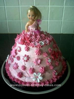 Homemade Fairy Doll Cake