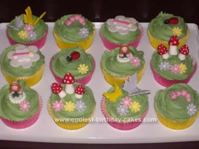 Homemade Fairy Garden Cupcakes