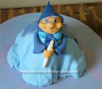 Homemade Fairy Godmother Cake