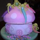 Homemade Fairy Toadstool Cake