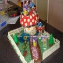 Homemade Fairyland Grotto Cake