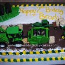 Homemade Tractors Round Baling Cake