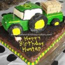 Homemade Farming Tractor Cake Design