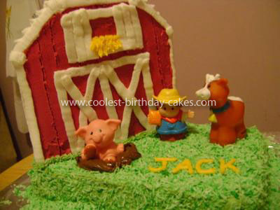 Coolest Farmyard Birthday Cake