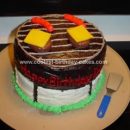Homemade Fathers Day Grill Cake